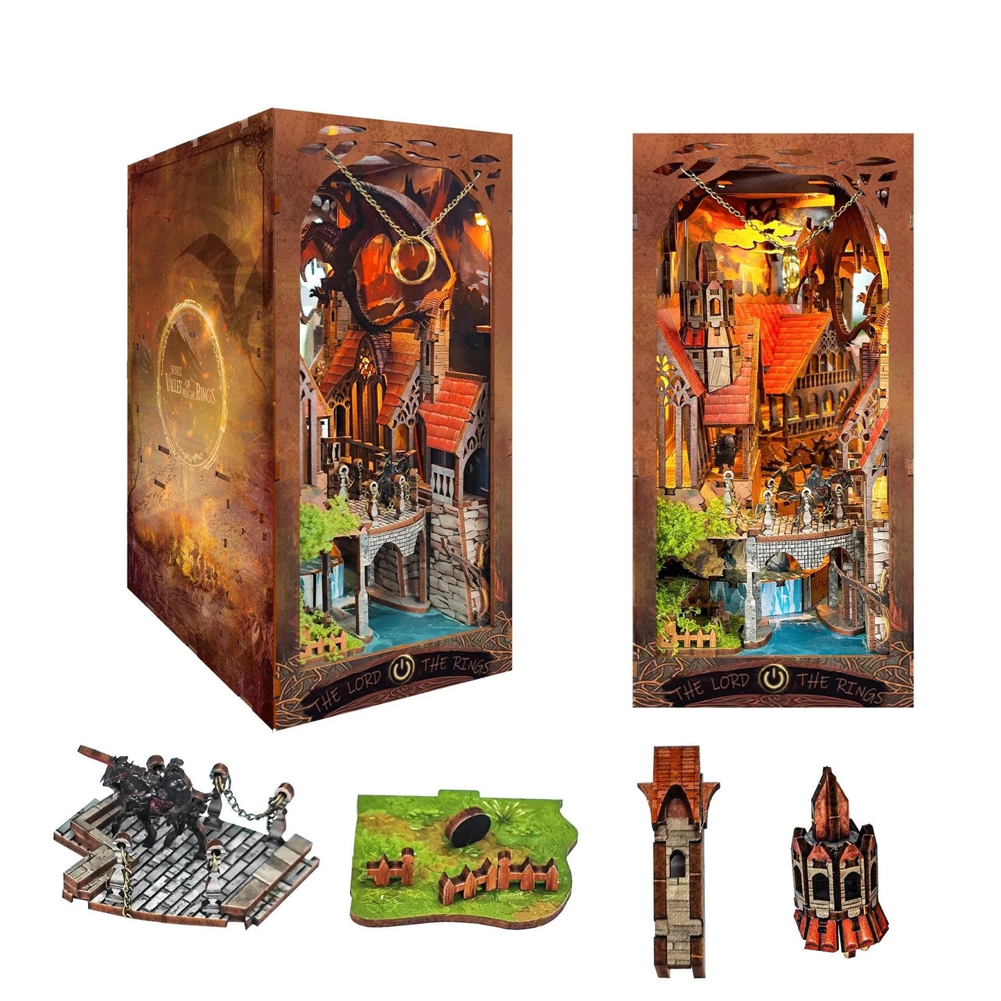 Lord Of The Rings - Book Nook - woodbli