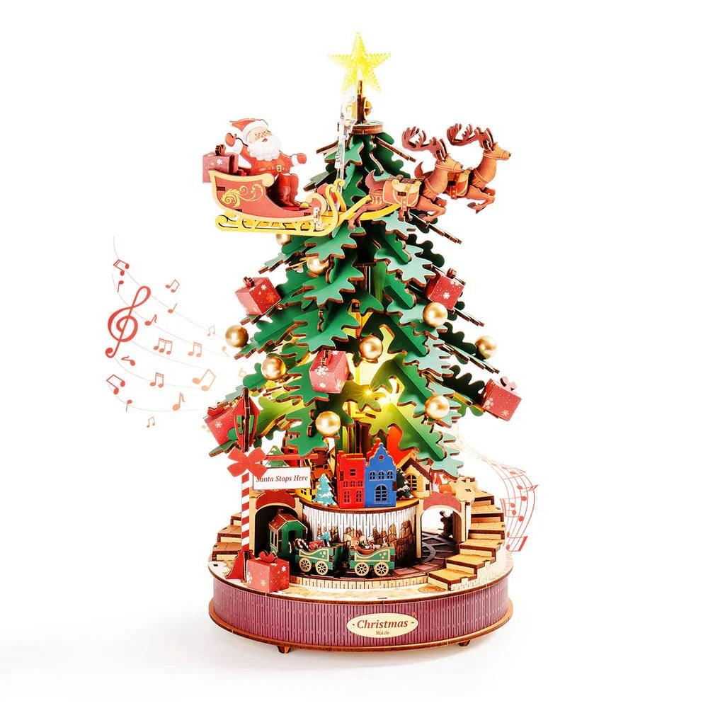Christmas Melody Tree Music Box 🎄 - woodbli