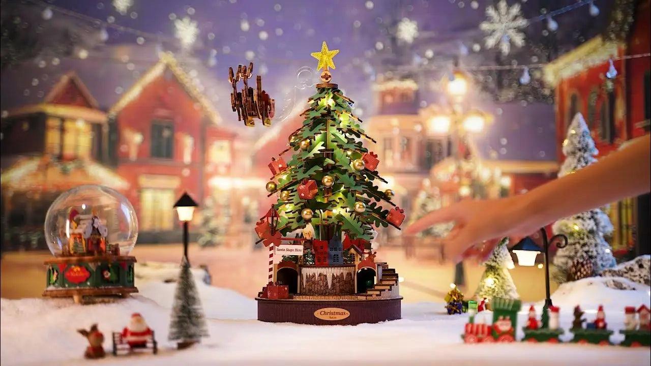 Christmas Melody Tree Music Box 🎄 - woodbli