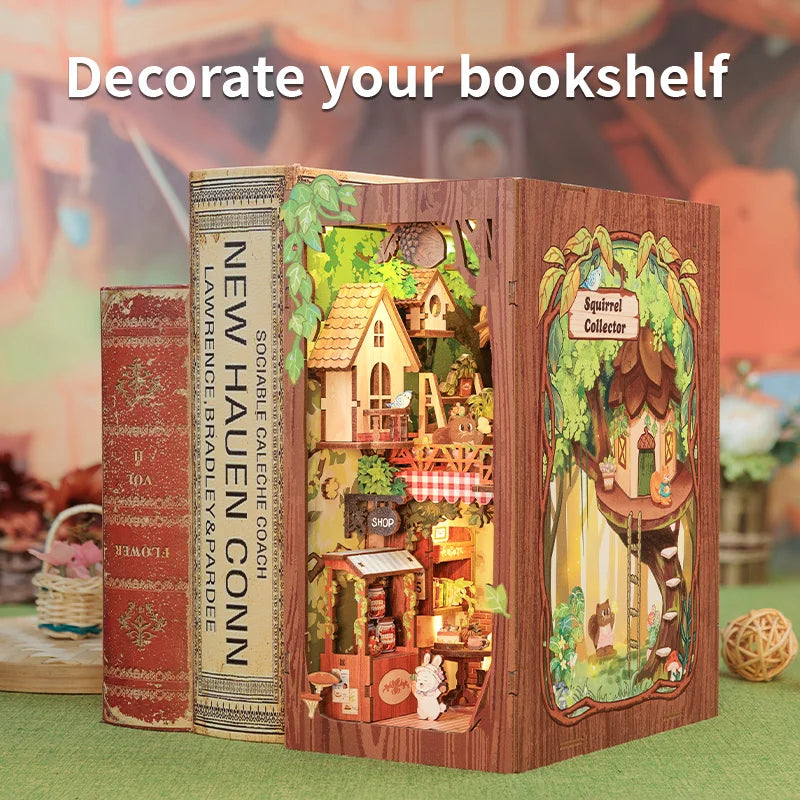 Squirrel Collector - Book Nook Kit